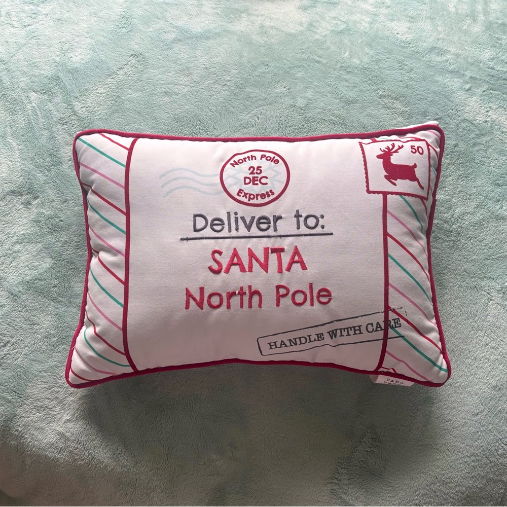 christmas throw pillow